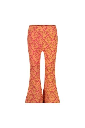Jubel Flared broek AOP - Lazy Lagoon 180 Fuchsia