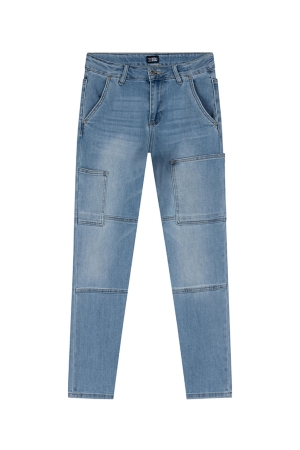 Indian Blue Jeans Worker Robin Wide Straight Fit Jeans 150 Light Denim