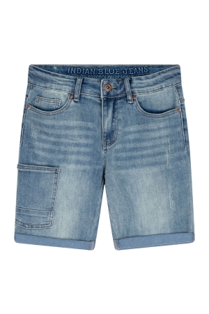 Indian Blue Jeans Worker Short 150 Light Denim