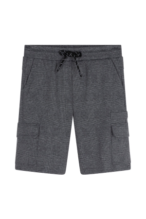 Indian Blue Jeans Cargo Jog Short Check 951 Medium Grey Melange