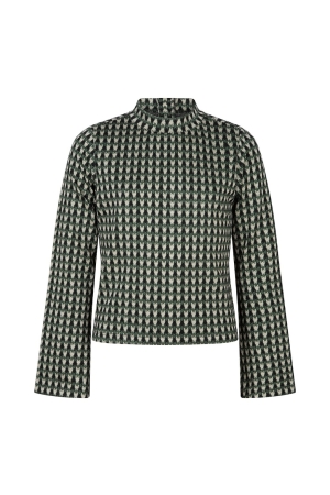 Indian Blue Jeans Long Sleeve Pied de Poule 689 Dark Green