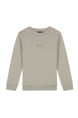 Malelions Junior Sweater Signature Olive Green
