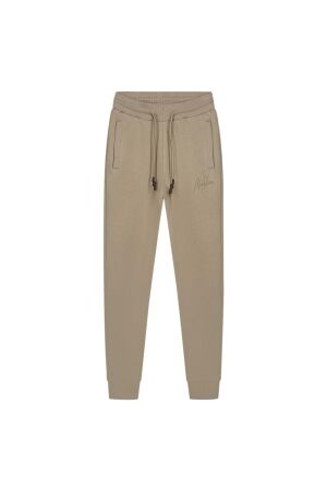Malelions Junior Joggingbroek Signature Olive Green