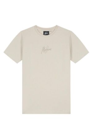 Malelions Junior T-Shirt Signature Beige