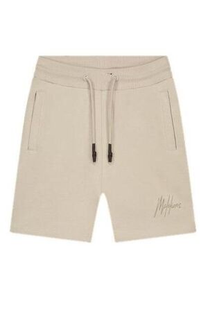 Malelions Junior Korte broek Signature Beige