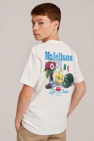Malelions Junior T-Shirt Gelato White