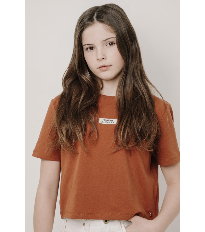 Frankie & Liberty shirts Warm Brown FL26105