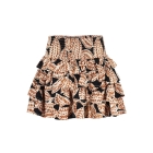Frankie & Liberty rokken & skorts Print Leaves Black FL26123