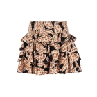 Frankie & Liberty rokken & skorts Print Leaves Black FL26123