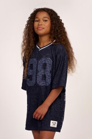 Nik&Nik Silke Lace Jurk 7887 Blue Iris