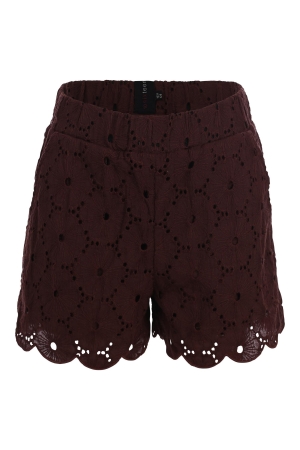 Looxs 10Sixteen Korte broek lace 424 Chocolate