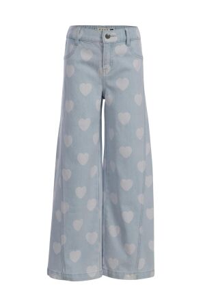 Looxs Little Spijkerbroek Heart wide leg 997 Heart Denim