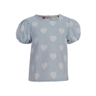 Looxs Little blouses 997 Heart Denim 2612-7130-997