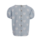 Looxs Little blouses 997 Heart Denim 2612-7130-997