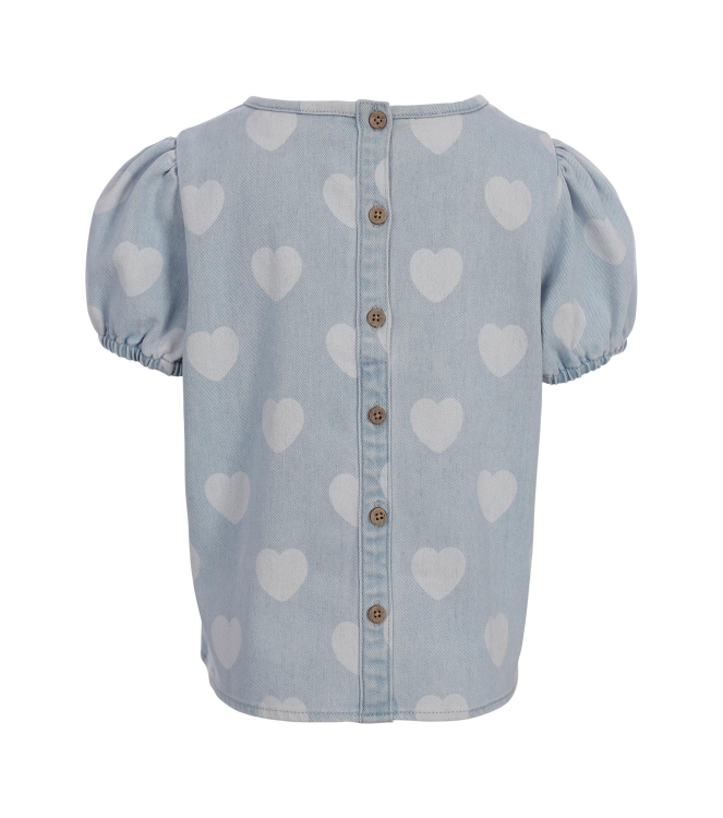 Looxs Little blouses 997 Heart Denim 2612-7130-997