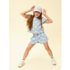 Looxs Little blouses 997 Heart Denim 2612-7130-997