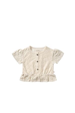 Your Wishes Blouse - Floral Lace 069 White Swan