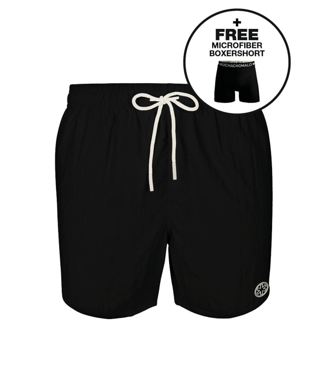Muchachomalo zwemkleding Black SOLID2062-60J