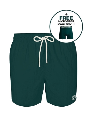 Muchachomalo Zwemshort Solid Dark Green