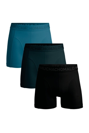 Muchachomalo Boxershorts 3-Pack Black/Blue