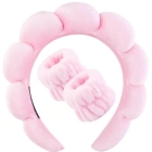 Amici Cosmetics verzorgingsproducten Pink Skincare Clouf Puff Set lavender