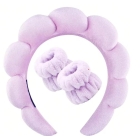 Amici Cosmetics verzorgingsproducten Lavender Skincare Clouf Puff Set lavender