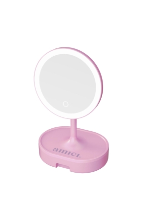 Amici Cosmetics Spiegel met LED-lichtring Pink