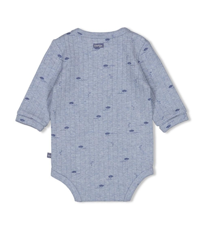 Feetje rompers 016 Blauw melange 50200258