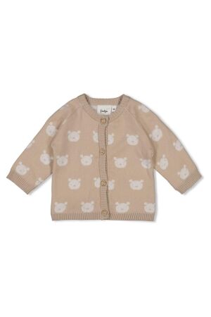 Feetje Vestje gebreid - The Knits 451 Zand melange