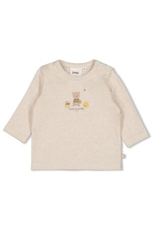 Feetje T-shirt longsleeve - Honey Bear 610 Offwhite melange