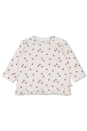 Feetje T-shirt longsleeve - Ladybug 600 Offwhite