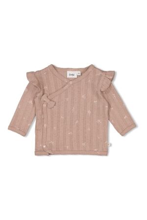 Feetje Overslagshirt - Delicate Flower 710 Taupe