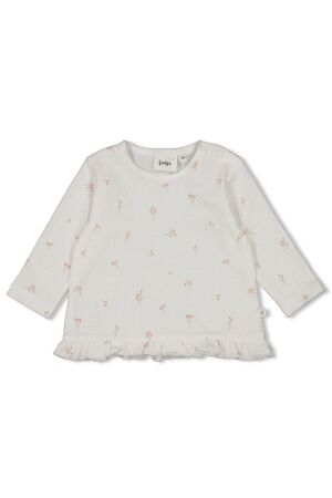 Feetje T-shirt longsleeve - Delicate Flower 600 Offwhite