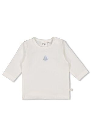 Feetje T-shirt longsleeve embroidery - The Knits 600 Offwhite