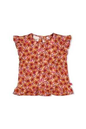 Feetje T-shirt - Love Peace Aloha 370 Perzik