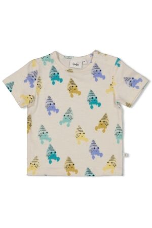 Feetje T-shirt - Lazy Days 600 Offwhite