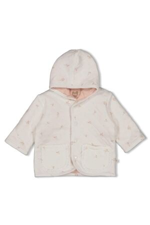 Feetje Omkeerbaar jasje capuchon - Delicate Flower 600 Offwhite