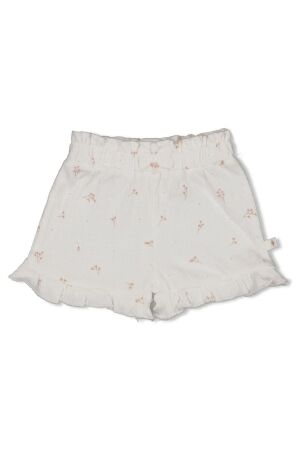 Feetje Korte broek - Delicate Flower 600 Offwhite