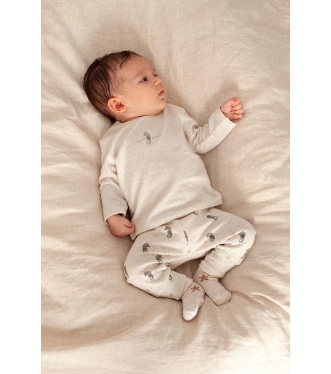 Feetje broeken 610 Offwhite melange 52202469