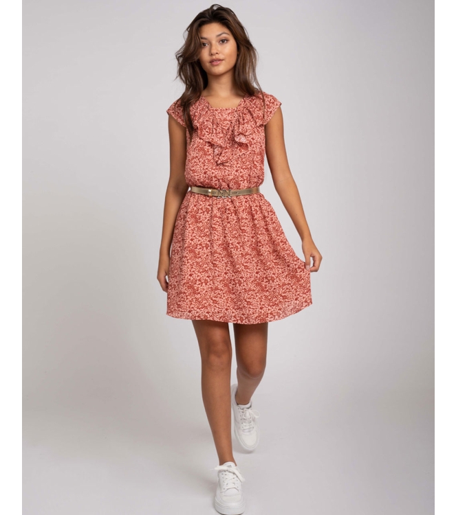 Nik&Nik jurken 4527 Terracotta Red G 5-208 2304