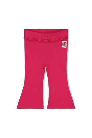 Feetje Flare broek - Love Peace Aloha 180 Fuchsia