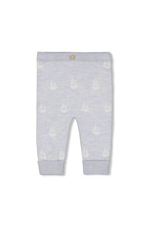 Feetje Broek gebreid - The Knits 016 Blauw melange