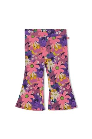 Feetje Flare broek - Rolling into Spring 150 Roze