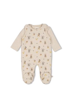 Feetje Babypakje 2-delig - Honey Bear 610 Offwhite melange