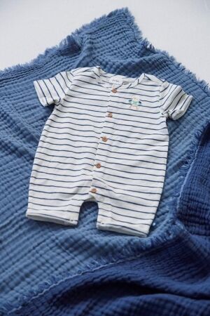 Feetje Kort Babypakje - Seaside Happiness 600 Offwhite