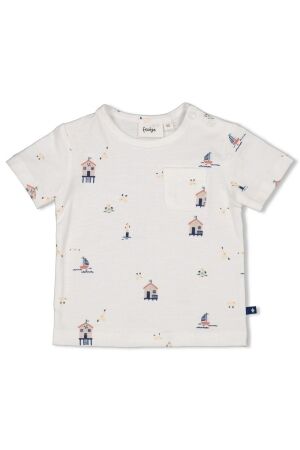 Feetje T-shirt - Seaside Happiness 600 Offwhite