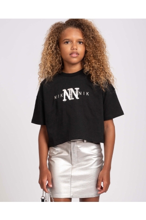 Nik&Nik Spray T-Shirt 9000 Black