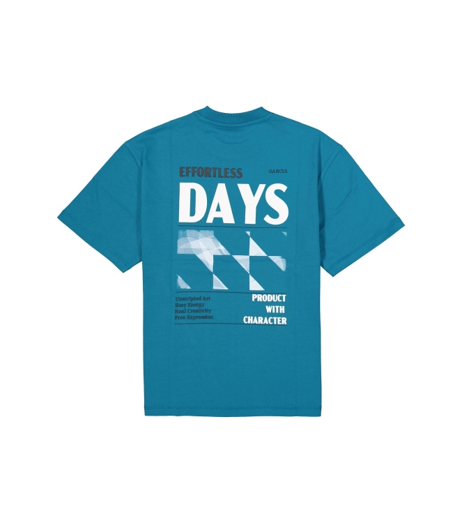 Garcia shirts 6750 Teal Blue O263405