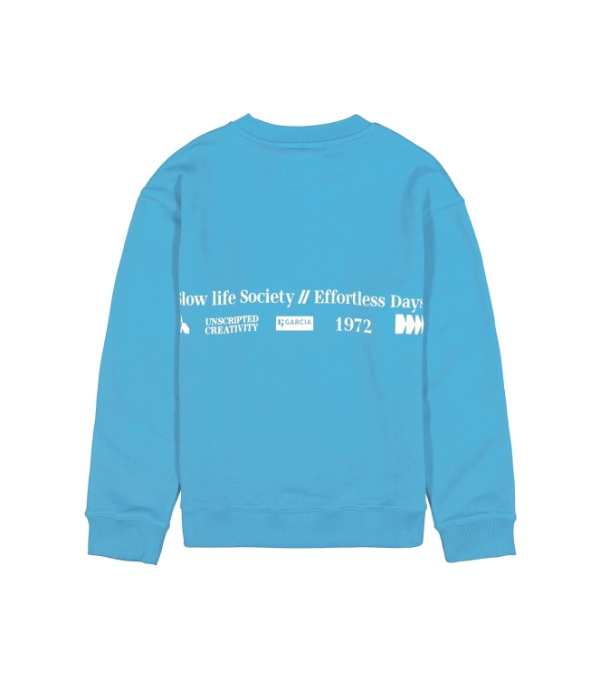 Garcia truien 6750 Teal Blue O263460