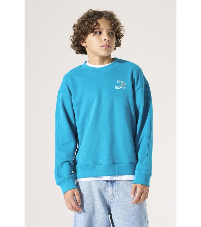 Garcia truien 6750 Teal Blue O263460